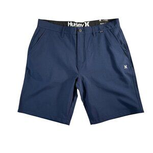 Hurley Men's Hybrid Walk Short - 28 - Navy Blue - NWT